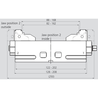 Etau de fraisage 5 axes st5-2g 125